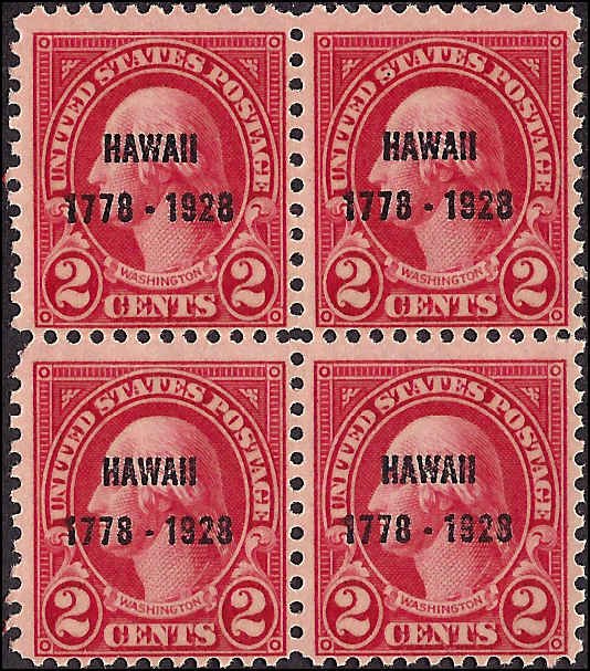 647 Mint,OG,NH... Block of 4... SCV $29.00