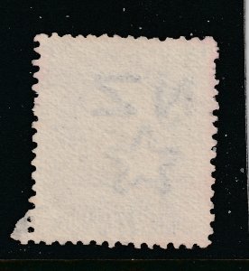 New Zealand a used 2d violet KGV perf 14 x 14.5