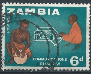 Zambia 1964 - 6d Independence Definitive - SG99 used