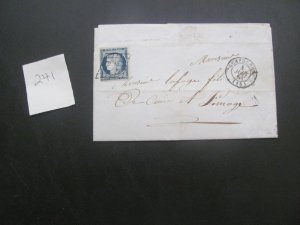 FRANCE 1871 COVER  VF (241)