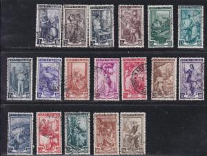 Italy # 550-567, Occupations, Used, 1/2 Cat.