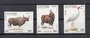 Cambodja - Mi. 1260-62 (Animals) - MNH - E366