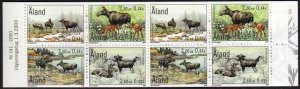 Finland-Aland 162-165b booklet, MNH. Elks 2000.