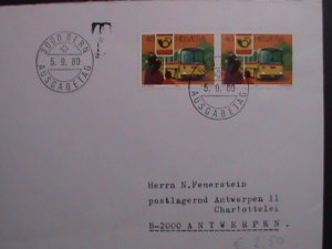 ​SWITZERLAND-1980 SC# 688 POSTAL BUS SYSTEM USED FDC VF WE SHIP TO WORLWIDE