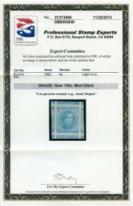 SCOTT CSA #6, Mint-Gem-OG-NH Jumbo Graded 100J PSE Cert A Beauty (DFP 8/1/20)