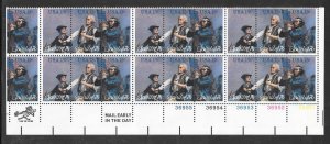 #1629-31 MNH Plate Block Strip of 20