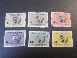 Salvador 1964 Sc 747-49,C211-3 set FU