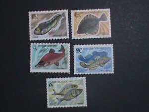 RUSSIA -1983-SC#5164-8  FOOD FISHES - MNH VERY FINE WE SHIP TO WORLD WIDE