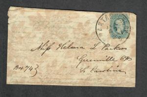 CSA Sc#11 Wallpaper Cover Spartanburgh S.C. Trabscribed Contents! 1863 Cover