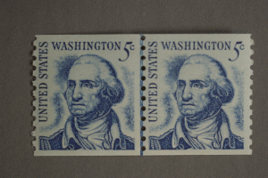 United States #1304 Coil Line Pair Not Redrawn MNH