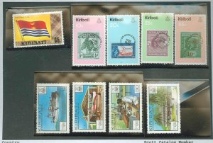 Kiribati #340A/355  Multiple