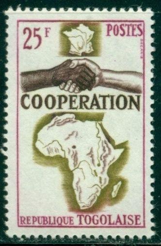 Togo Scott #495 MNH Common Design Map Cooperation $$