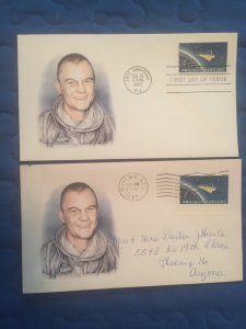 2 NASA JOHN GLENN 1193 FDCs