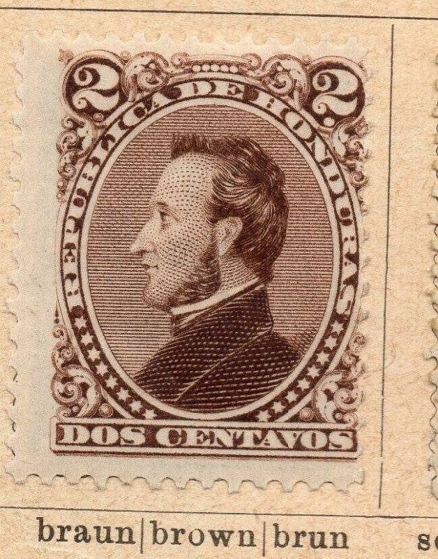 Honduras 1878-89 Early Issue Fine Mint Hinged 2c. NW-11867