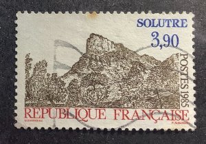 France 1985 Scott 1951 used - 3.90 fr, Tourism Publicity,  Solutré