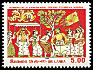 Sri Lanka 793, MNH, Vesak Festival, Frescoes