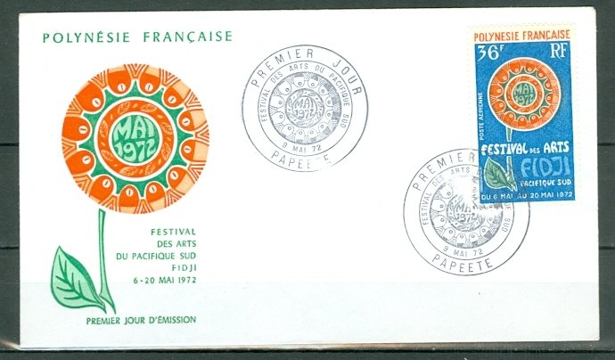 FRENCH POLYNESIA 1972  AIR   #C86...FDC