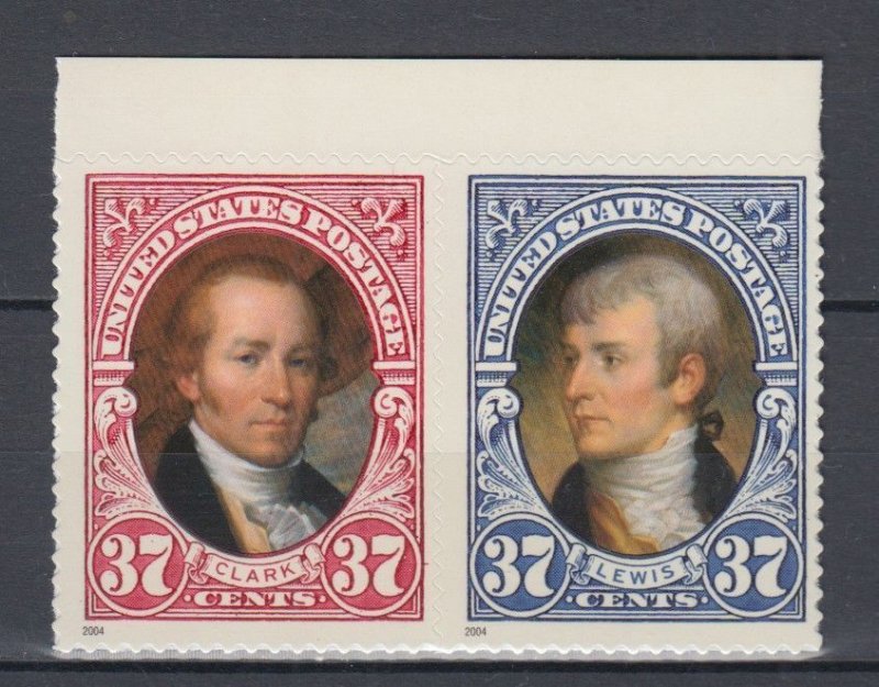 (F) USA #3855-6 Lewis and Clark  Strip of 2 Stamps MNH