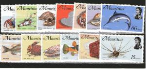 Mauritius 339-351 MNH
