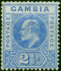 Gambia 1902 2 1/2d Ultramarine SG48 Fine MM (2)