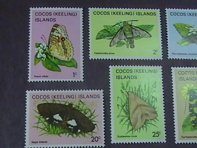 COCOS ISLANDS # 87-102 -MINT/NEVER HINGED---COMPLETE SET--BUTTERFLIES--1982