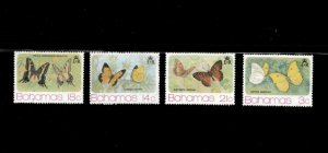 Bahamas 1975 - Butterflies  - Set of 4 Stamps  - Scott #370-3 - MNH