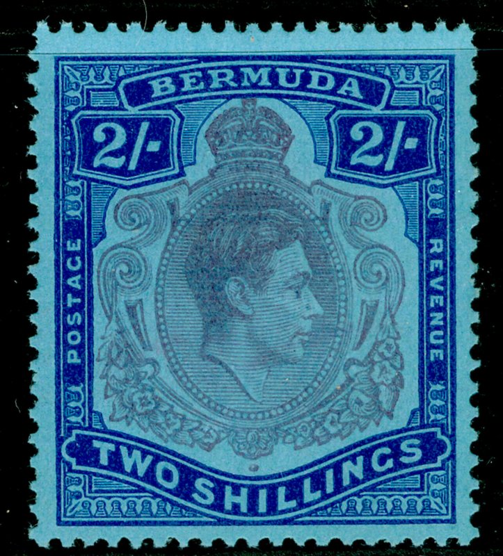 BERMUDA SG116e, 2s dull purple & blue/pale blue, NH MINT. Cat £14. P.13.