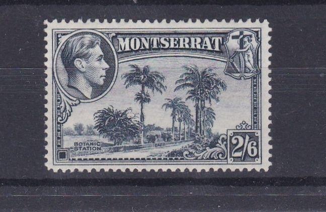 MONTSERRAT 1938  S G 109  2/6D  SLATE BLUE   PERF 14  M H  NO 2