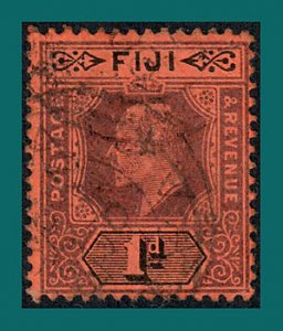 Fiji 1903 King Edward VII, 1d used  #60,SG105