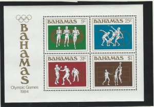 Bahamas sheetlet mh S.C.  562a