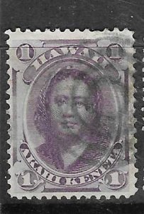 Hawaii #30 1c  (U) CV $8.00