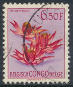 Belgium Congo  Used   Flowers SC# 278  please see details and scans 