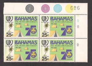 BAHAMAS SC# 573 VF MNH 1985 STOP LIGHT PB/4