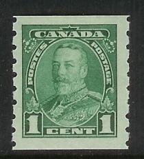KGV 1c Coil Pictorial Issue #228 FVFNH