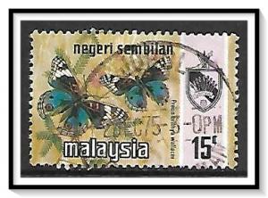 Negri Sembilan #90 State Crest & Butterflies Used