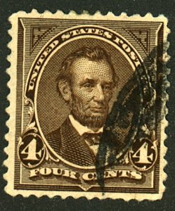 U.S. #254 USED