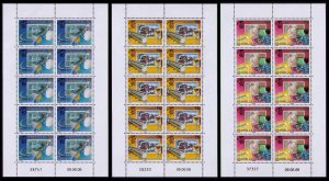 New Caledonia OPT 3 Sheets 2008 MNH SG#1446-1448 MI#1473-1475