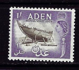 Aden 62 NH 1954 Royal Visit