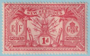 BRITISH NEW HEBRIDES 18  MINT HINGED OG * NO FAULTS VERY FINE! - SOM