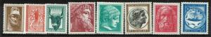 Greece SC# 574 - 581 Mint Never Higned / Dry Gum Lines on 577 - S5936