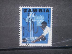 ZAMBIA, 1964, used 1p, X-Ray, Scott 5