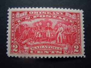 1927 #644 2c Burgoyne Campaign Single MNH OG XF #4c  CV $16 Includes New Mount