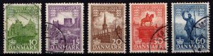 Denmark 1953-56 1,000 Years of Danish Kingdom, Second Set [Used]