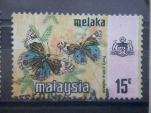 MALACCA, 1971, used 15c, Butterfly, Scott 79