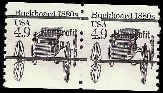 # 2124a MINT NEVER HINGED PRE-CANS. BUCKBOARD