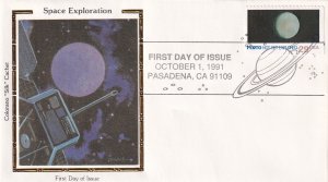 1991, Space Exploration-Pluto, Colorano Silk, FDC (E14891)