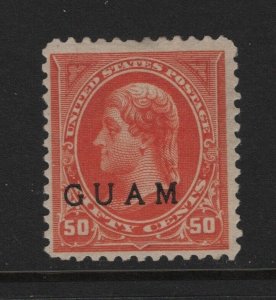 Guam scott # 11 F-VF OG mint previously hinged nice color cv $ 350 ! see pic !