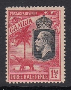 Gambia 104 KGV Elephant 1½d mint