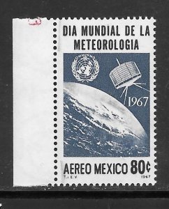 Mexico #C323 MNH Single Tiros Satellite, Meteorological Day