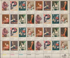 US #1530-37   Centenary of UPU   Full sheet of 32-MNH